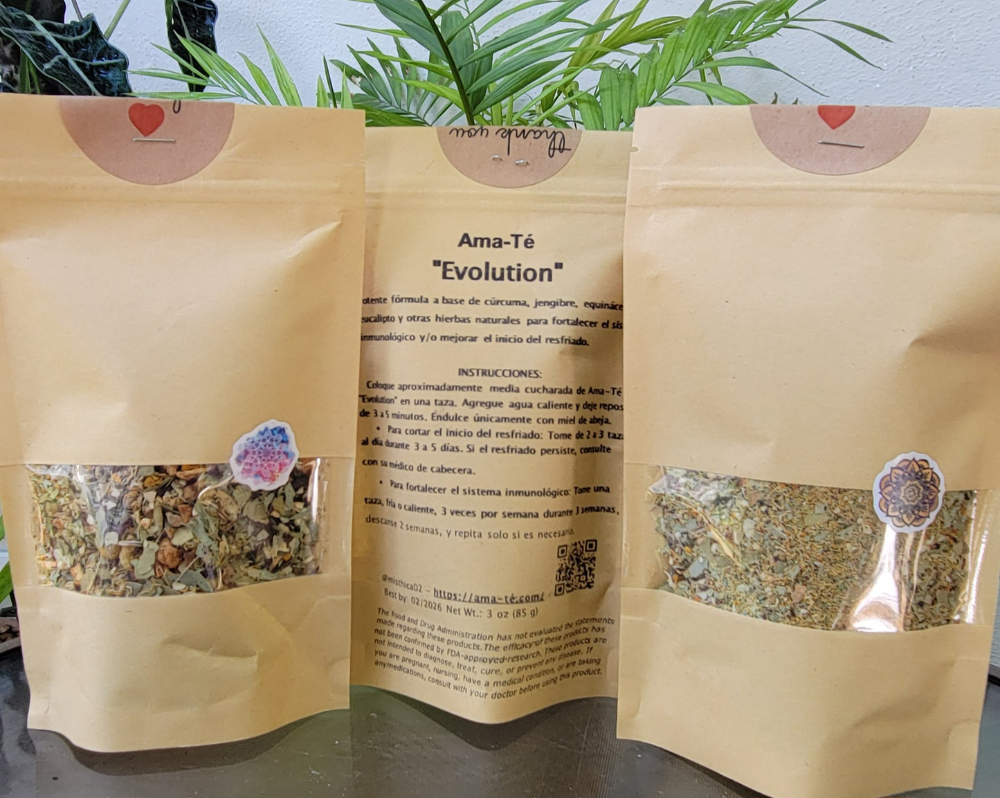 Ama-Té "EVOLUTION" 3 sachets | Tisane pour renforcer le système immunitaire - 3 sachets