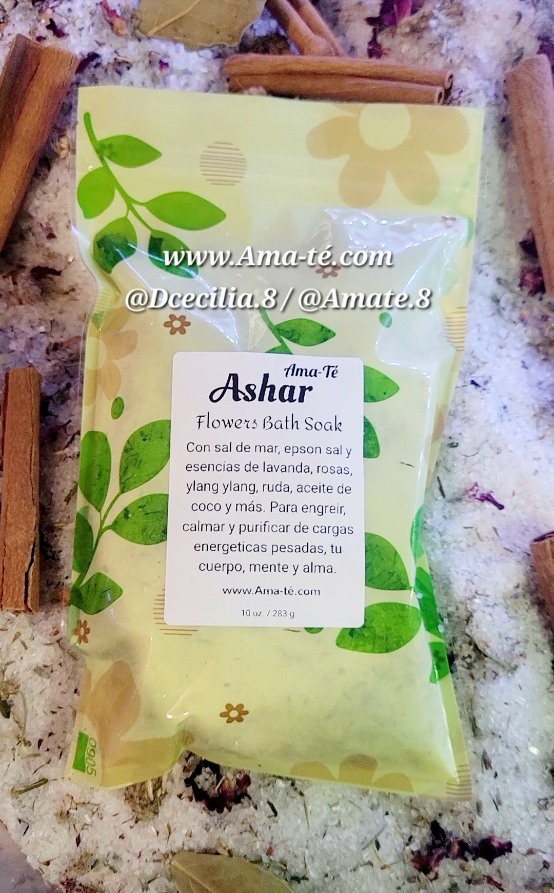 "ASHAR" Baño Espiritual De Sales y Flores |
Cleansing & Purification Spiritual Flowers Bath Soak