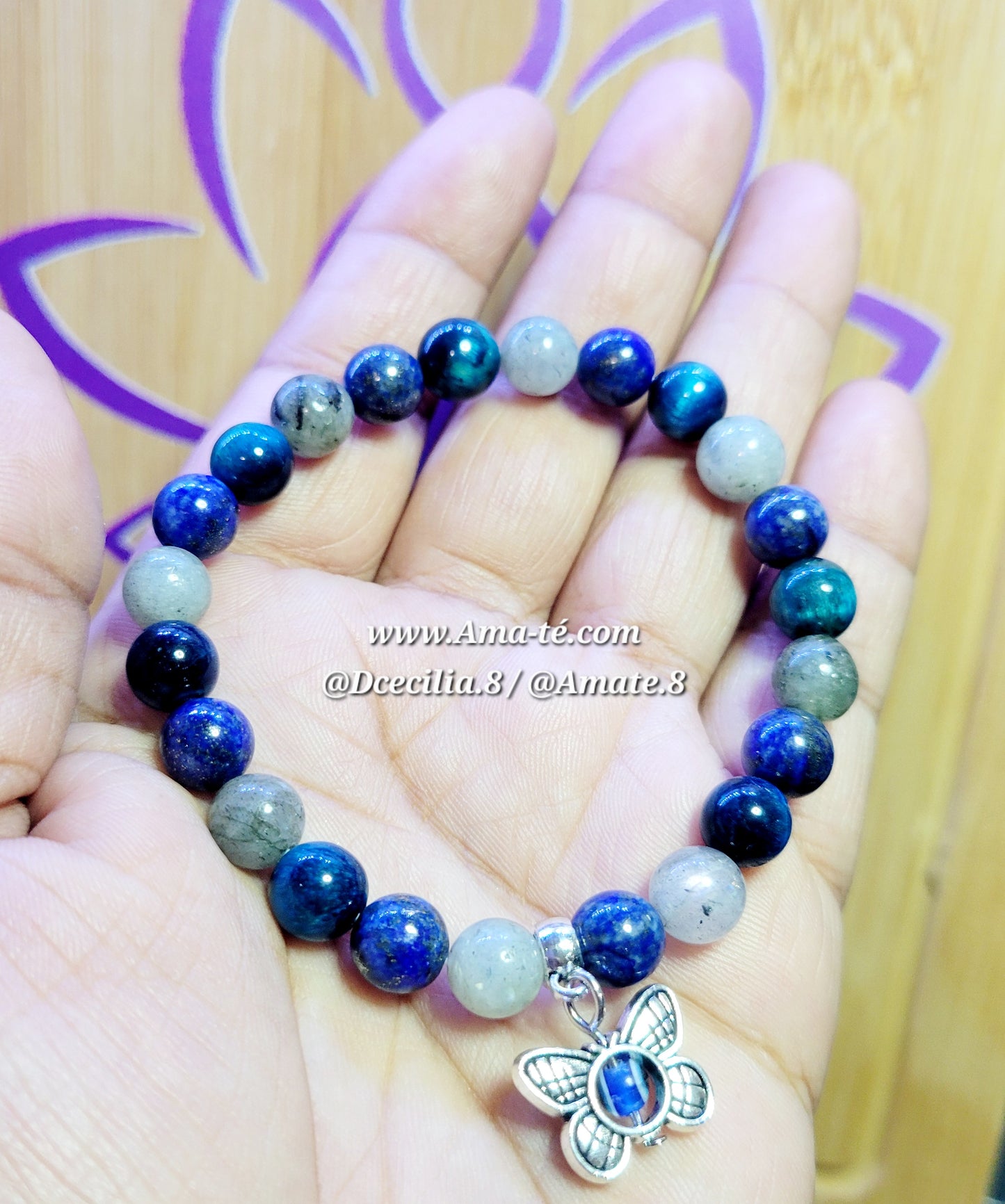 "Crecimiento Espiritual "Pulsera De Cuarzos / Spiritual Growth Quartz Bracelet