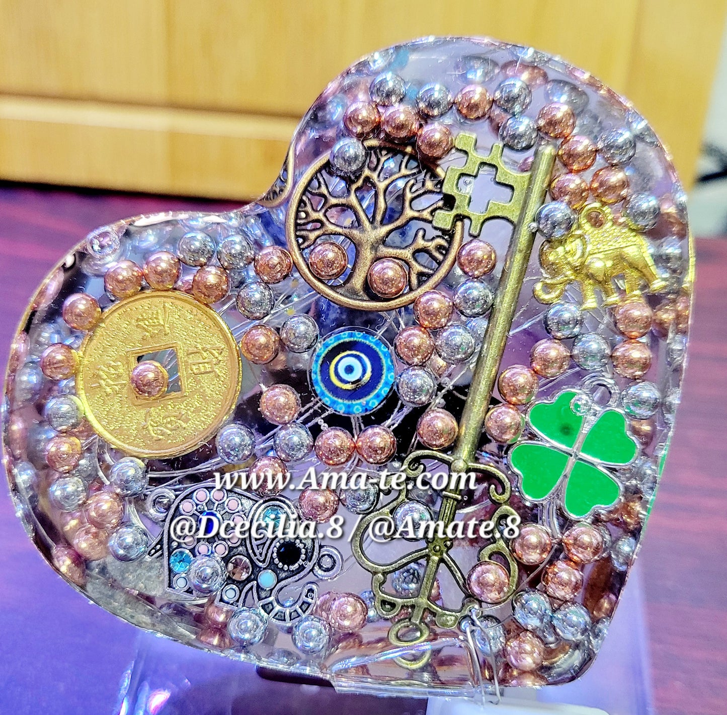 Orgonita Corazón | Heart Orgonite