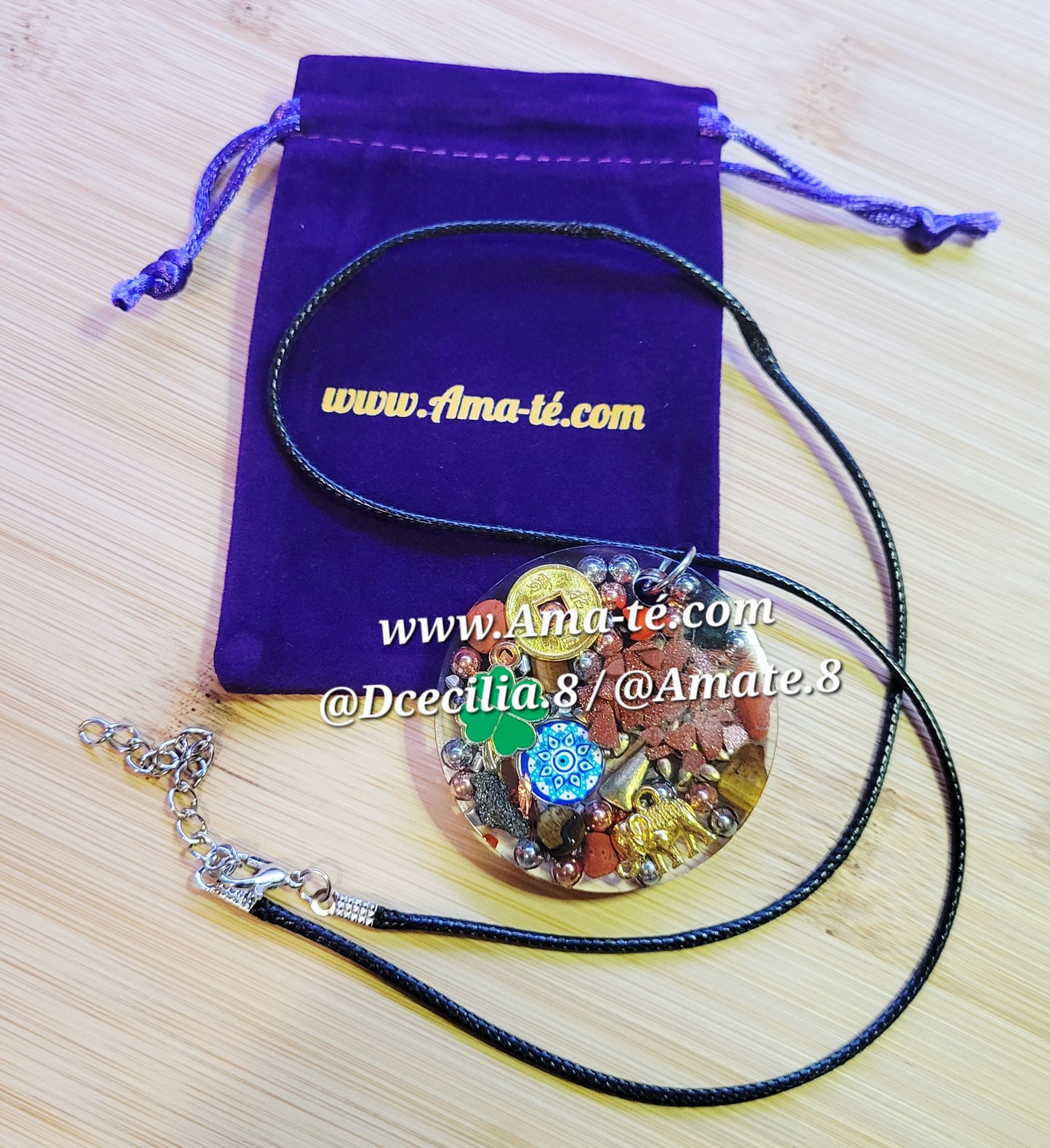 Collar De Orgonita Prosperidad | Prosperity Orgonite Necklace