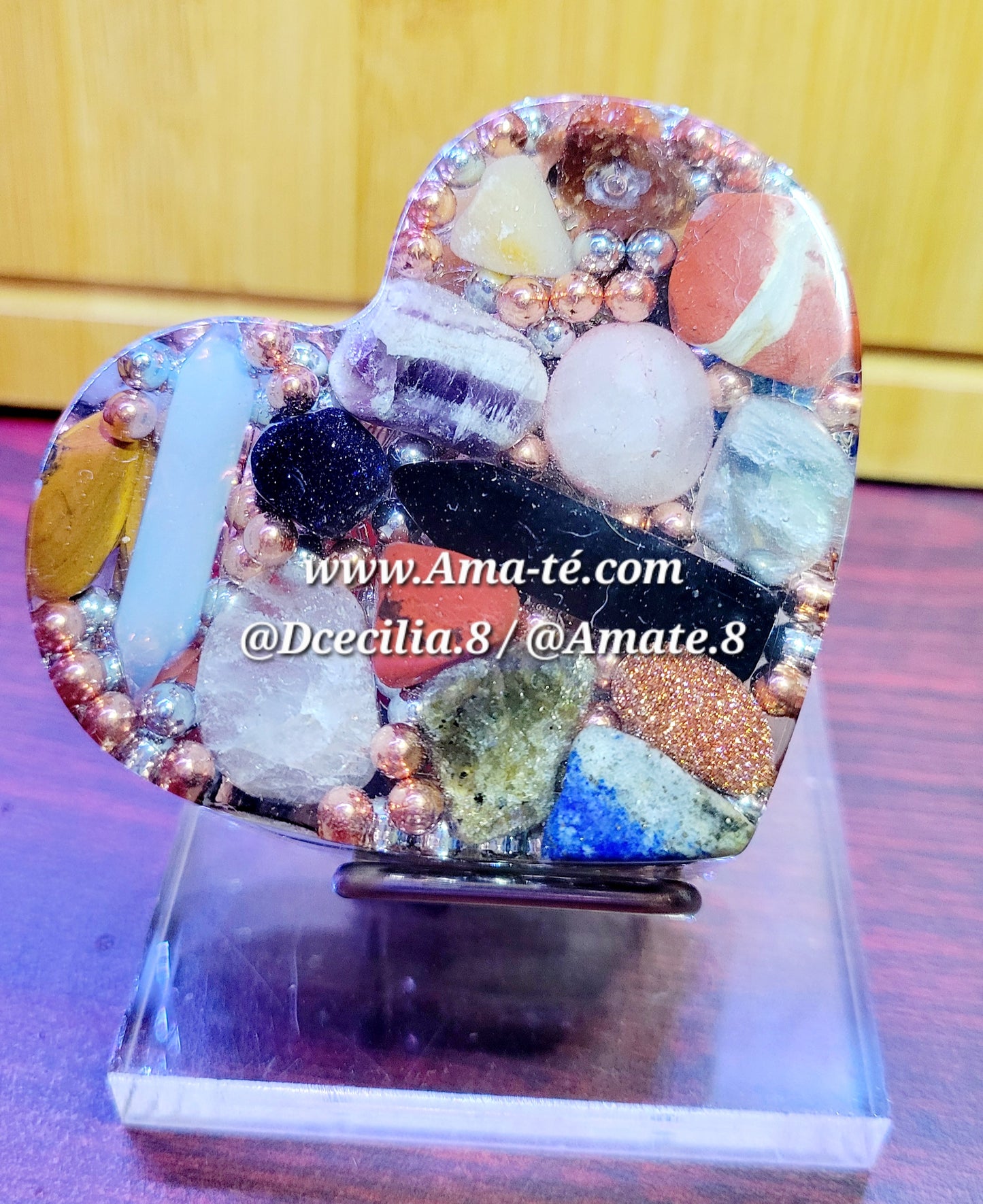 Orgonita Corazón | Heart Orgonite