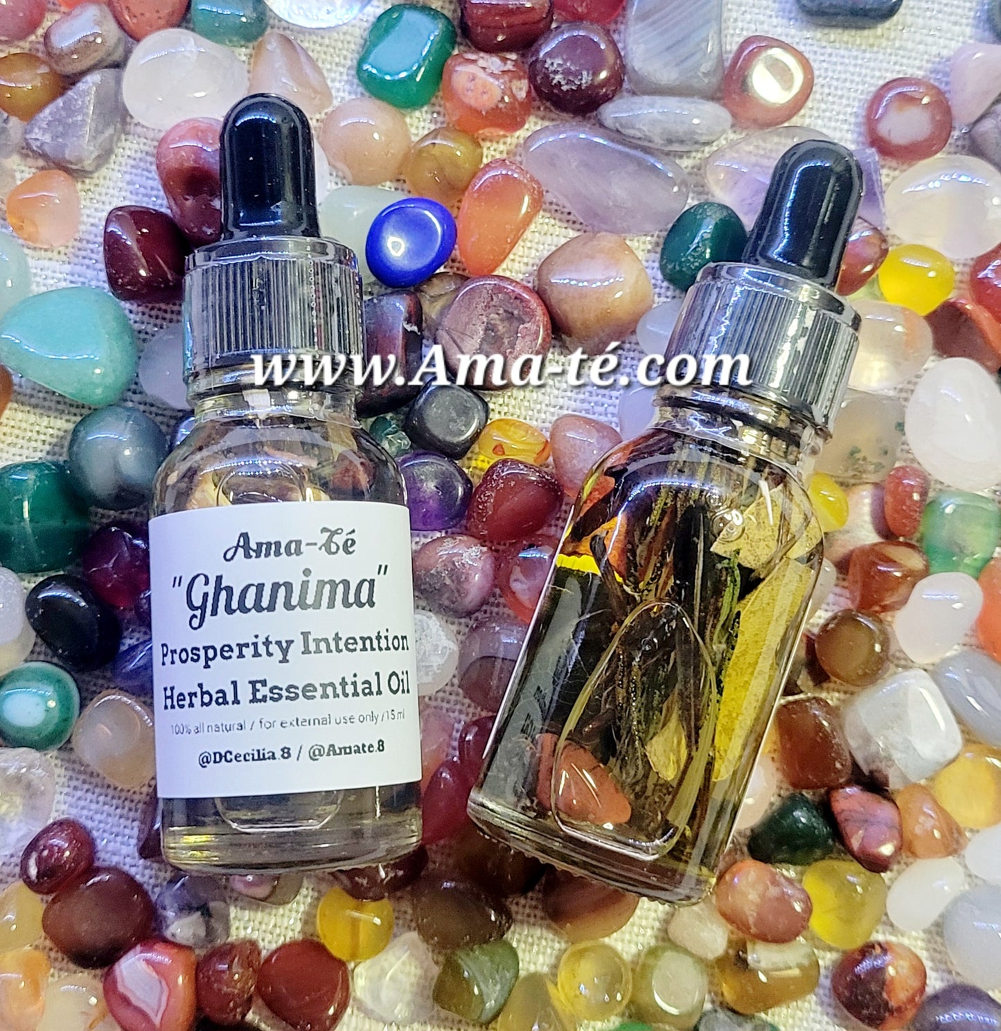 "Ghanima" Aceite Herbal Para la Prosperidad | Prosperity Intention Herbal Oil