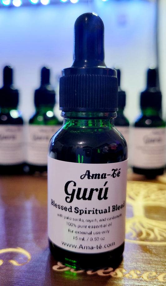Gurú Aceite Esencial De Bendición Espiritual (dropper)| Guru Blessed Spiritual Essential Oil
