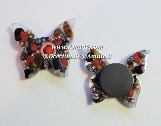 Iman Orgonita Mariposa | Orgonite Butterfly Magnet