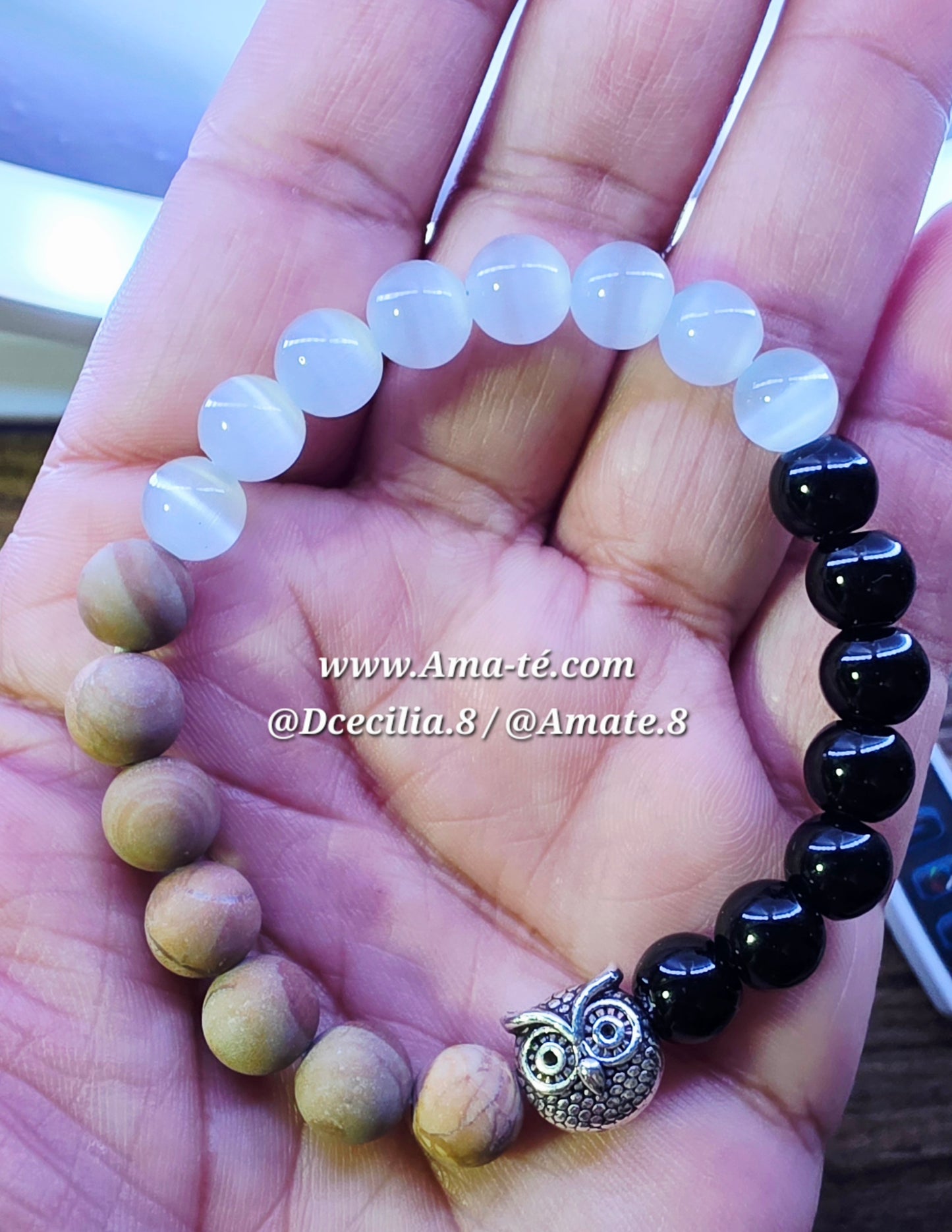 "Bloqueo De Energías Negativas" Pulcera De Cuarzos
