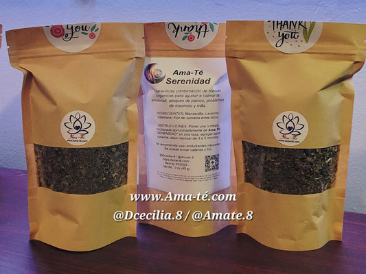 Ama-Té "Serenidad" - Paquet de 3 bols / Regalo* Difusor de Té