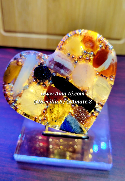 Orgonita Corazón | Heart Orgonite
