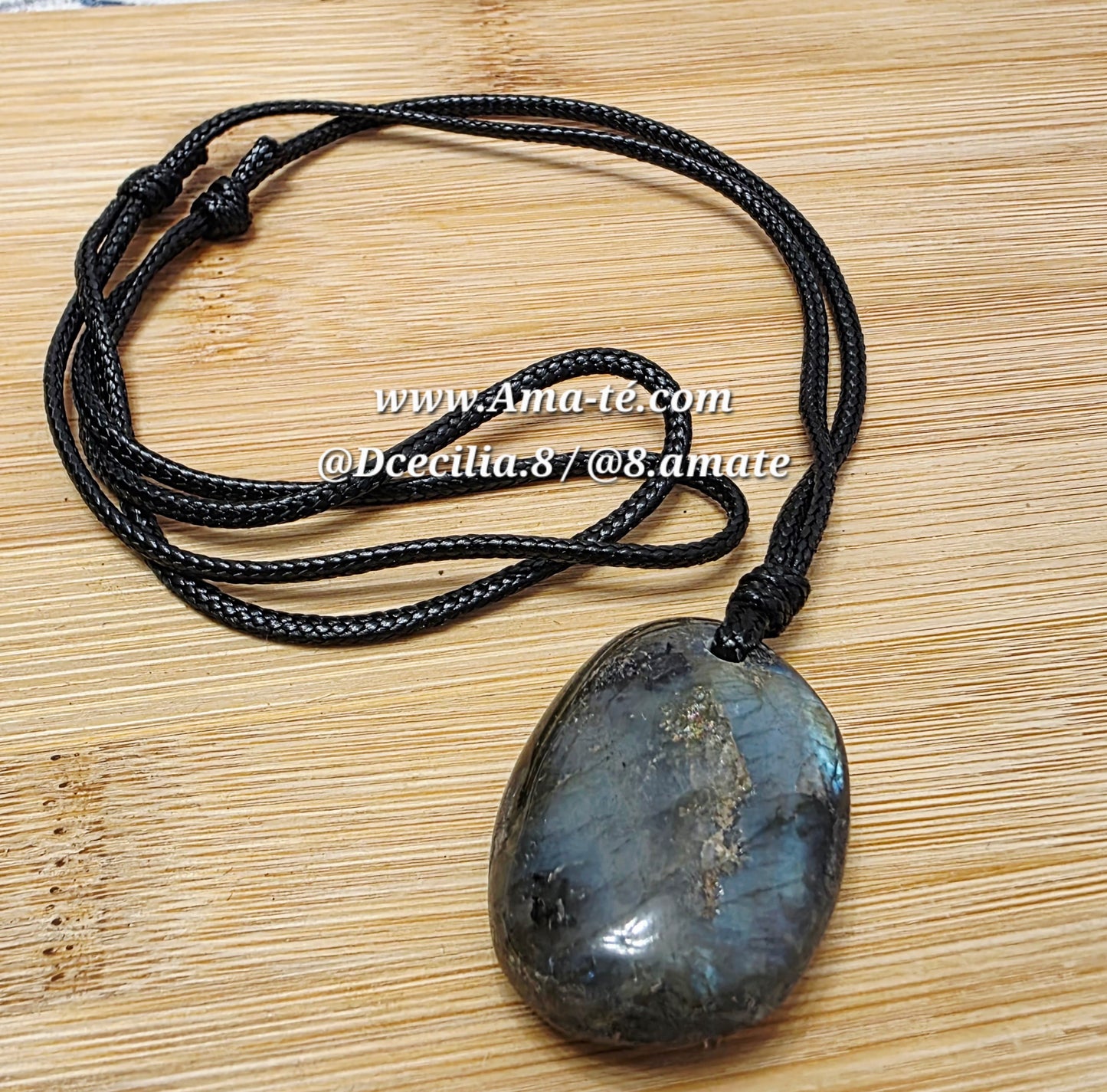 Collar De Piedra Labradorita | Labradorite Stone Necklace