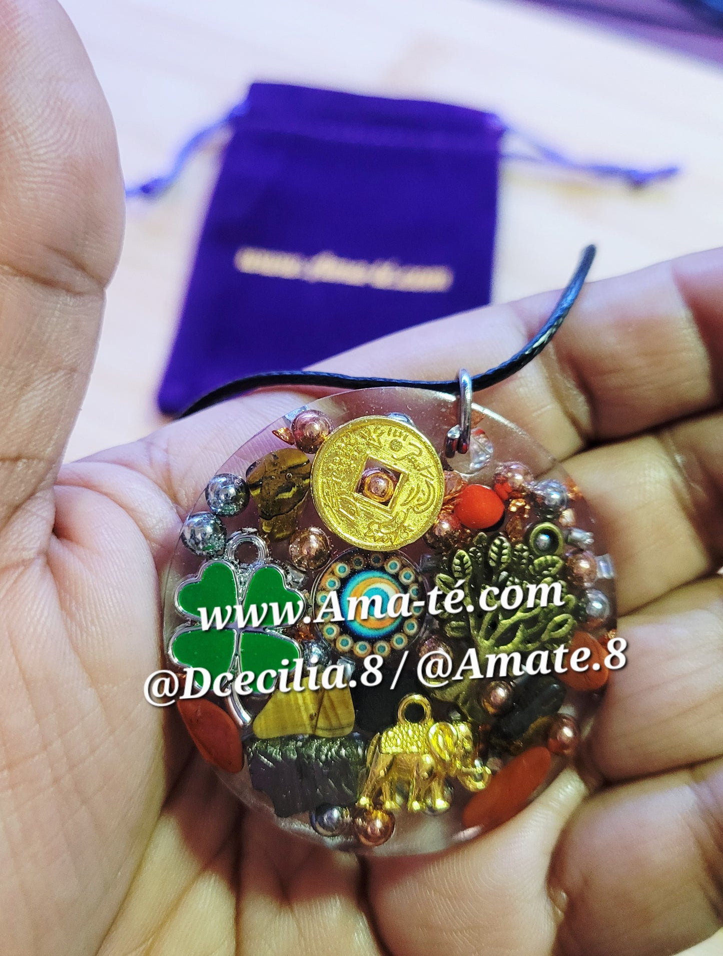 Collar De Orgonita Prosperidad | Prosperity Orgonite Necklace