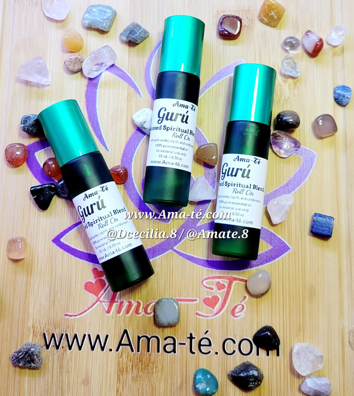 "Gurú" Aceite Esencial De Bendición Espiritual (roll on)| Guru Blessed Spiritual Essential Oil