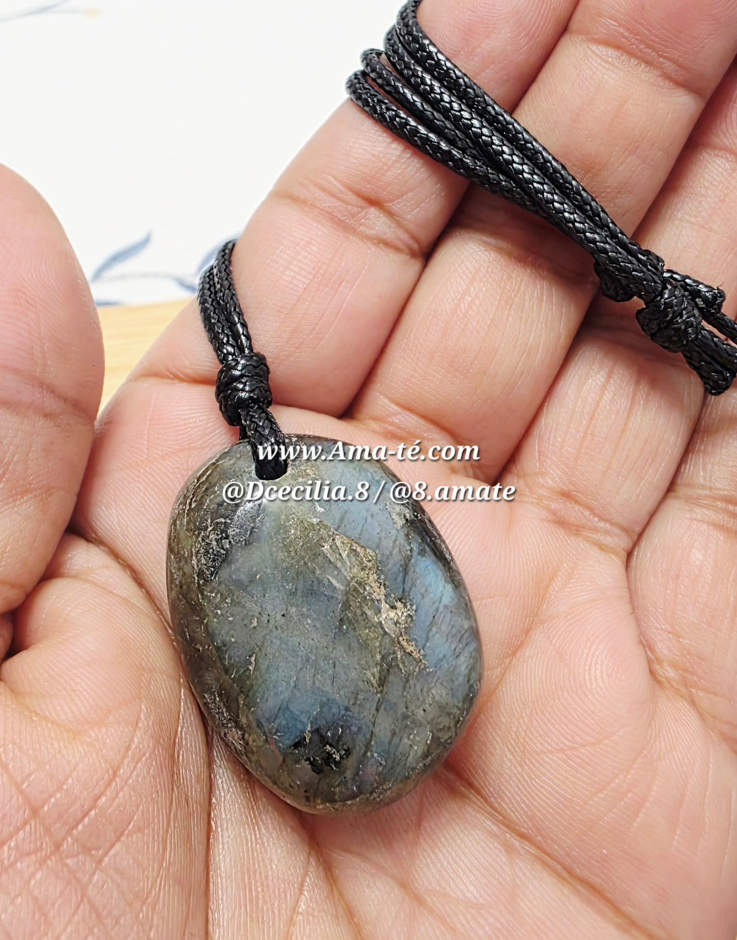 Collar De Piedra Labradorita | Labradorite Stone Necklace