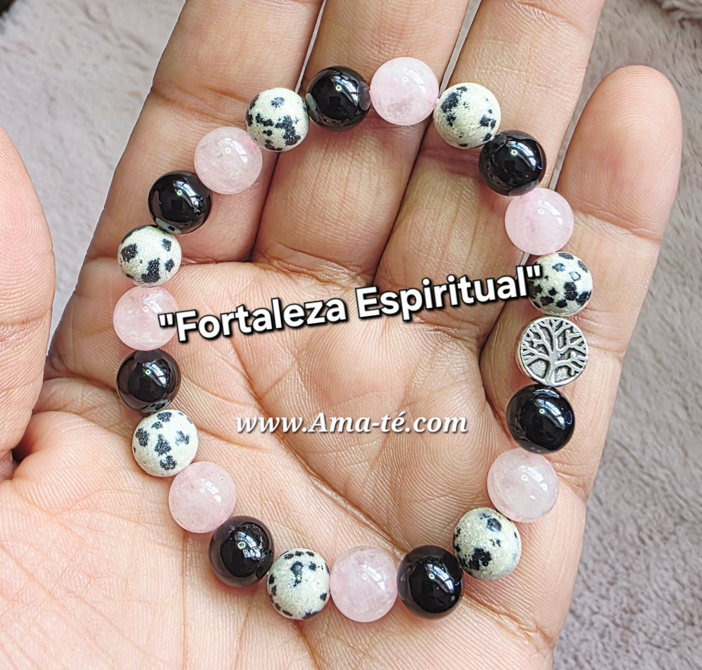 "Fortaleza Espiritual" Crystal Bracelet