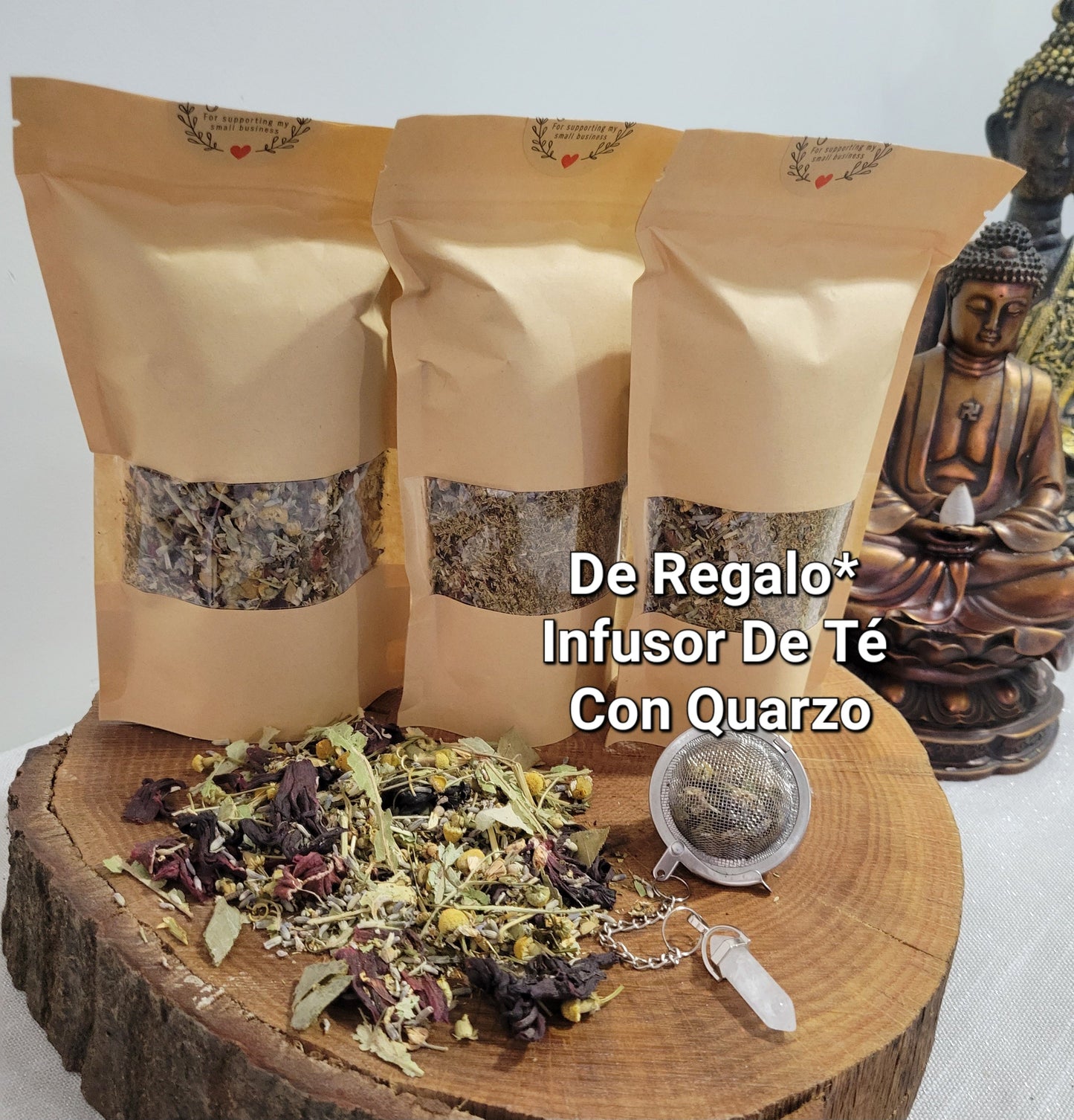 Ama-Té "Serenidad" - Paquete de 3 bolsas / Regalo* Difusor de Té